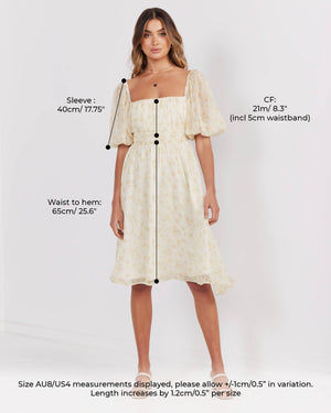 Molly Dress-Cream