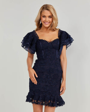 Beata Dress-Navy