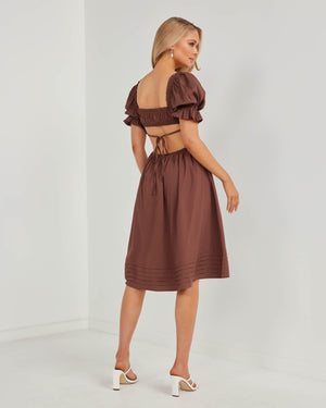 Janice Dress-Brown