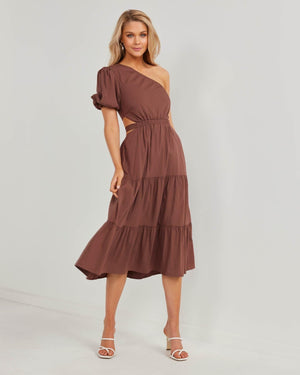 Uberta Dress-Brown