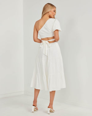 Uberta Dress-White