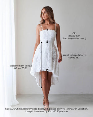 Hadara Dress-White