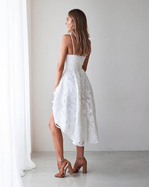 Hadara Dress-White
