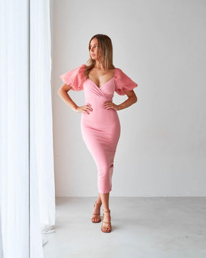 Jeslyn Dress-Pink