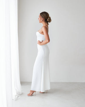Cordelia Dress-White