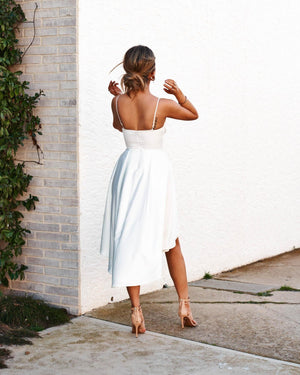 Marie Dress-White
