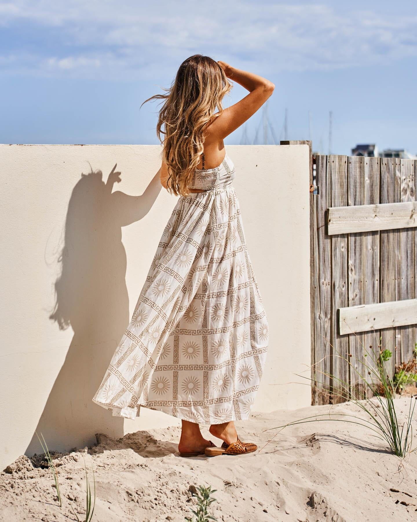 White paisley dress deals