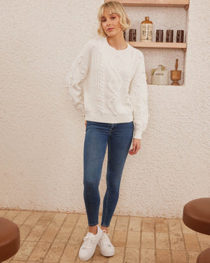 Twosisters The Label Miranda Knit White