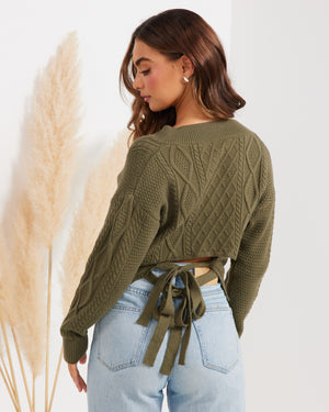 Zahra Knit-Khaki