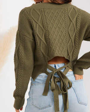 Zahra Knit-Khaki