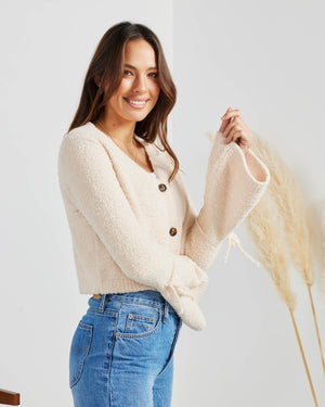 Cindy Cardigan-Cream