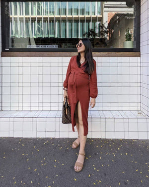 Twosisters The Label Olive Dress Rust