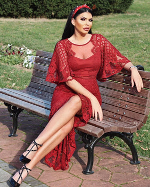 Reyna Dress - Red