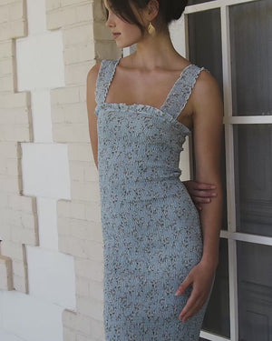 Mellie Dress - Blue Floral