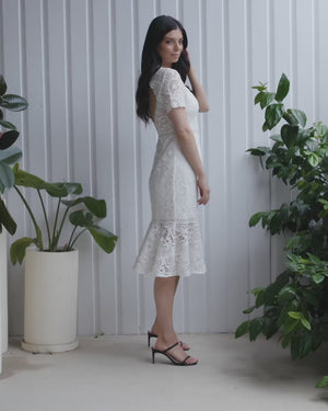 Tiana Dress - White