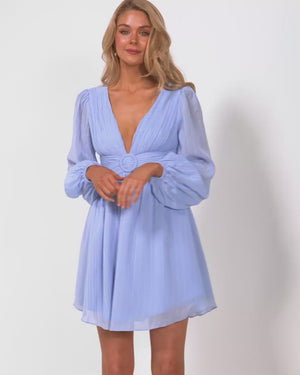 Kinsley Dress-Blue