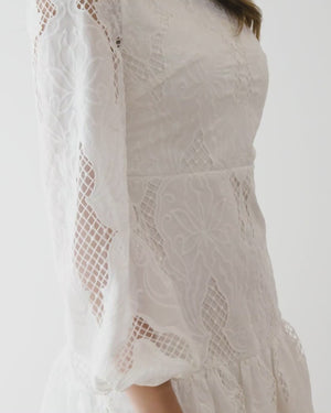Octavia Dress - White