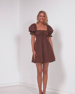 Alexia Dress-Brown