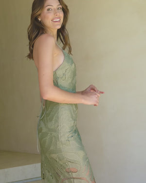 Khaleesi Dress - Moss Green