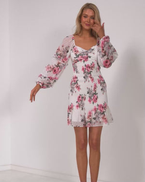 Ariellah Dress-Pink Floral