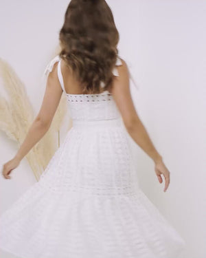 Pamela Dress-White