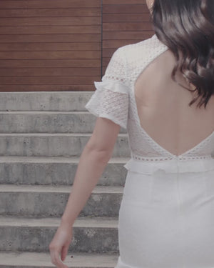 Elizabeth Dress - White