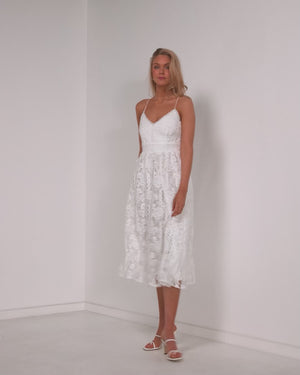 Ember Dress-White