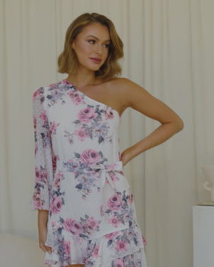 Olsen Dress - White Floral
