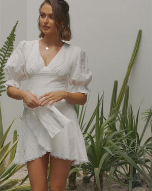 Maxine Dress - White